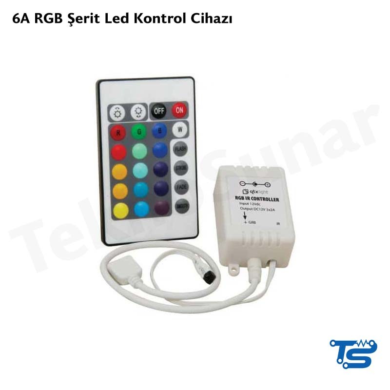 RGB-Şerit-Led-Kontrol-Cihazı-6A