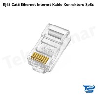 Rj45-Cat6-Ethernet-Internet-Kablo-Konnektoru-8p8c